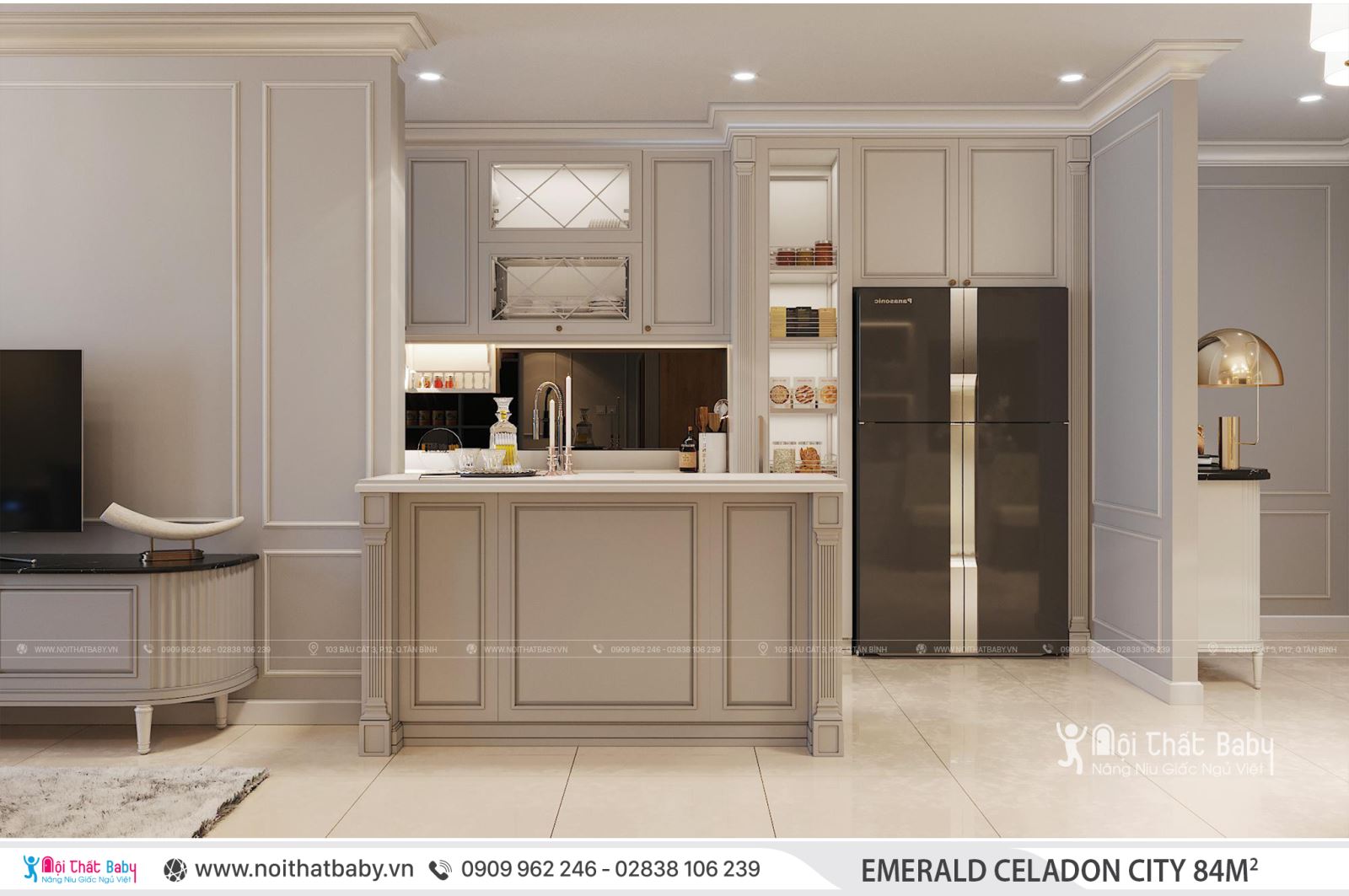 Tổng hợp các mẫu thiết kế nội thất Chung cư Emerald Celadon City
